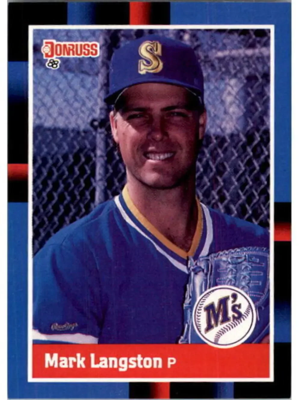 1988 Mark Langston Donruss Baseball Card #317